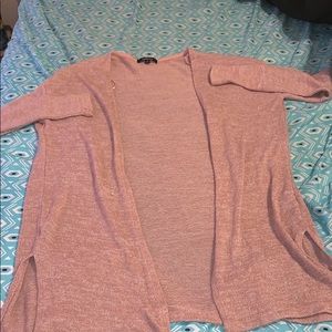 Pink cardigan